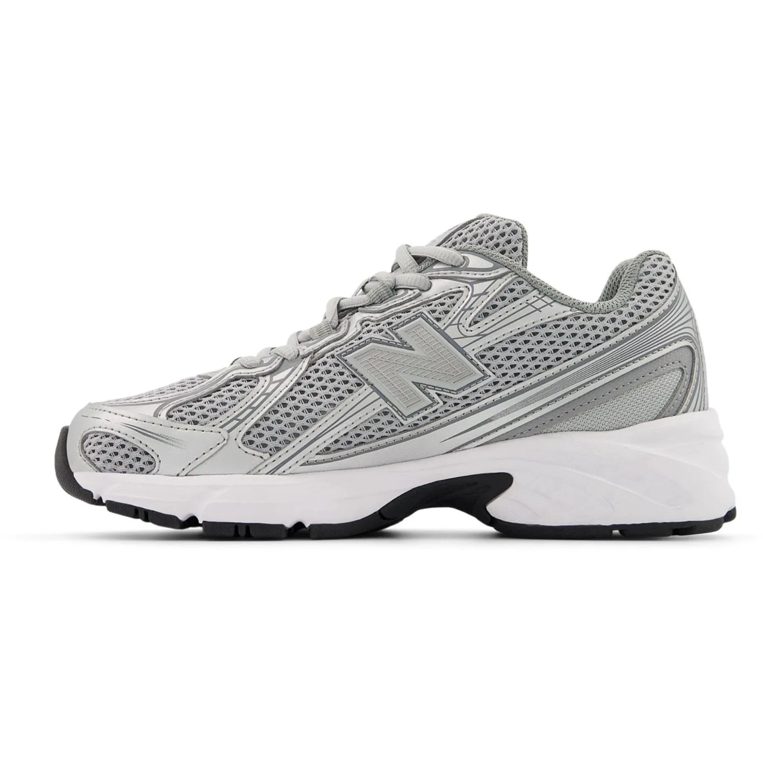 New Balance Raincloud 740 Kids Lace Sneakers Adjustable Closure