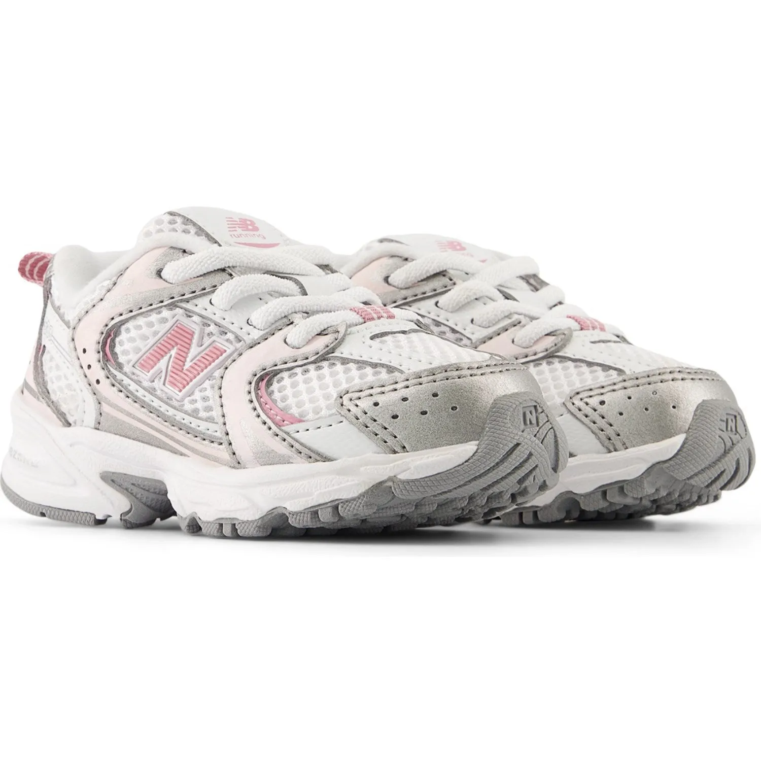 Durable Lace System Stability Arch New Balance Reflection 530 Kids Bungee Lace Sneakers