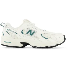 New Balance Sea Salt 530 Kids Bungee Lace Sneakers Shockproof
