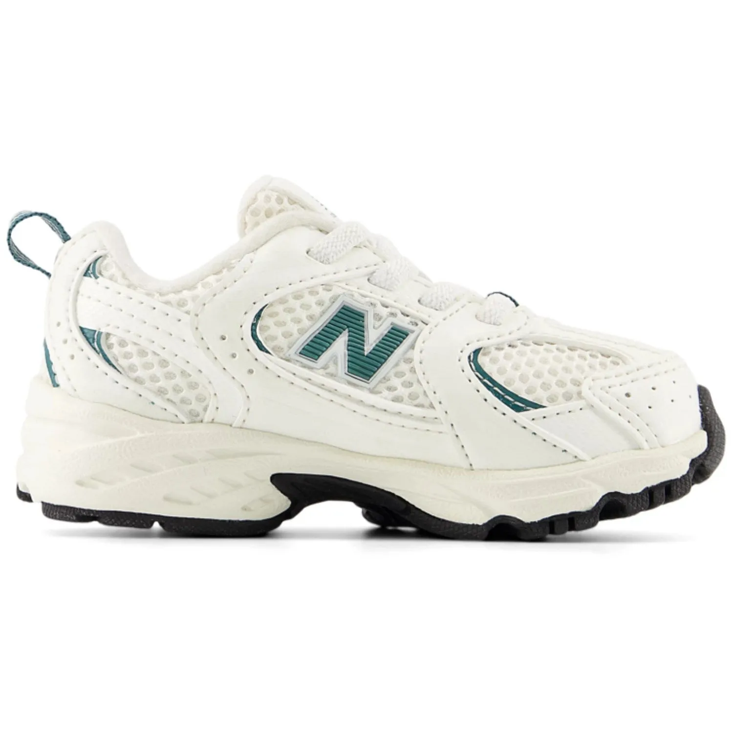 New Balance Sea Salt 530 Kids Bungee Lace Sneakers Long Time Wear Gradient Density