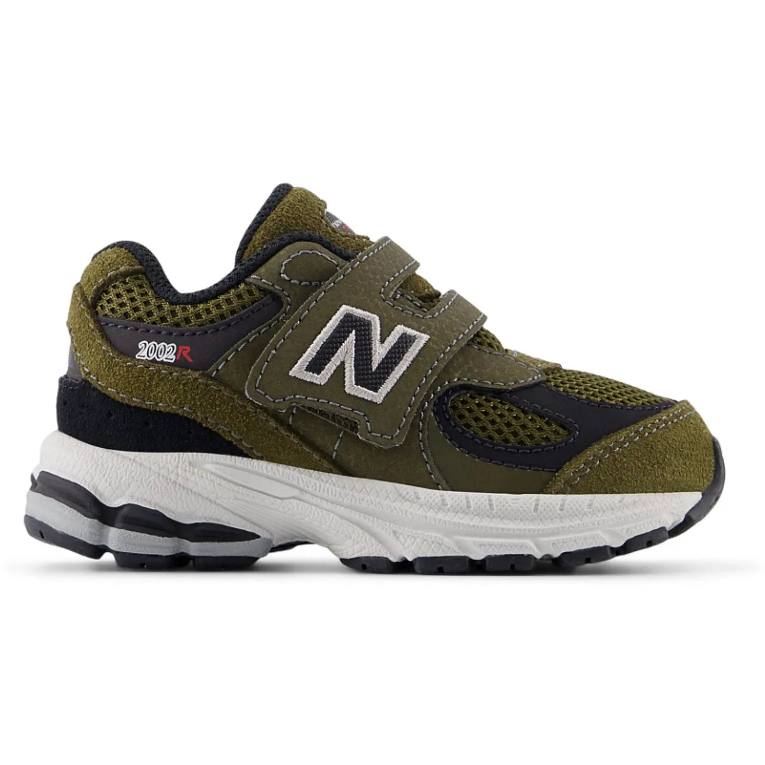 New Balance Woodland 2002 Kids Hook & Loop Sneakers All Ground Airflow Circulation Channels