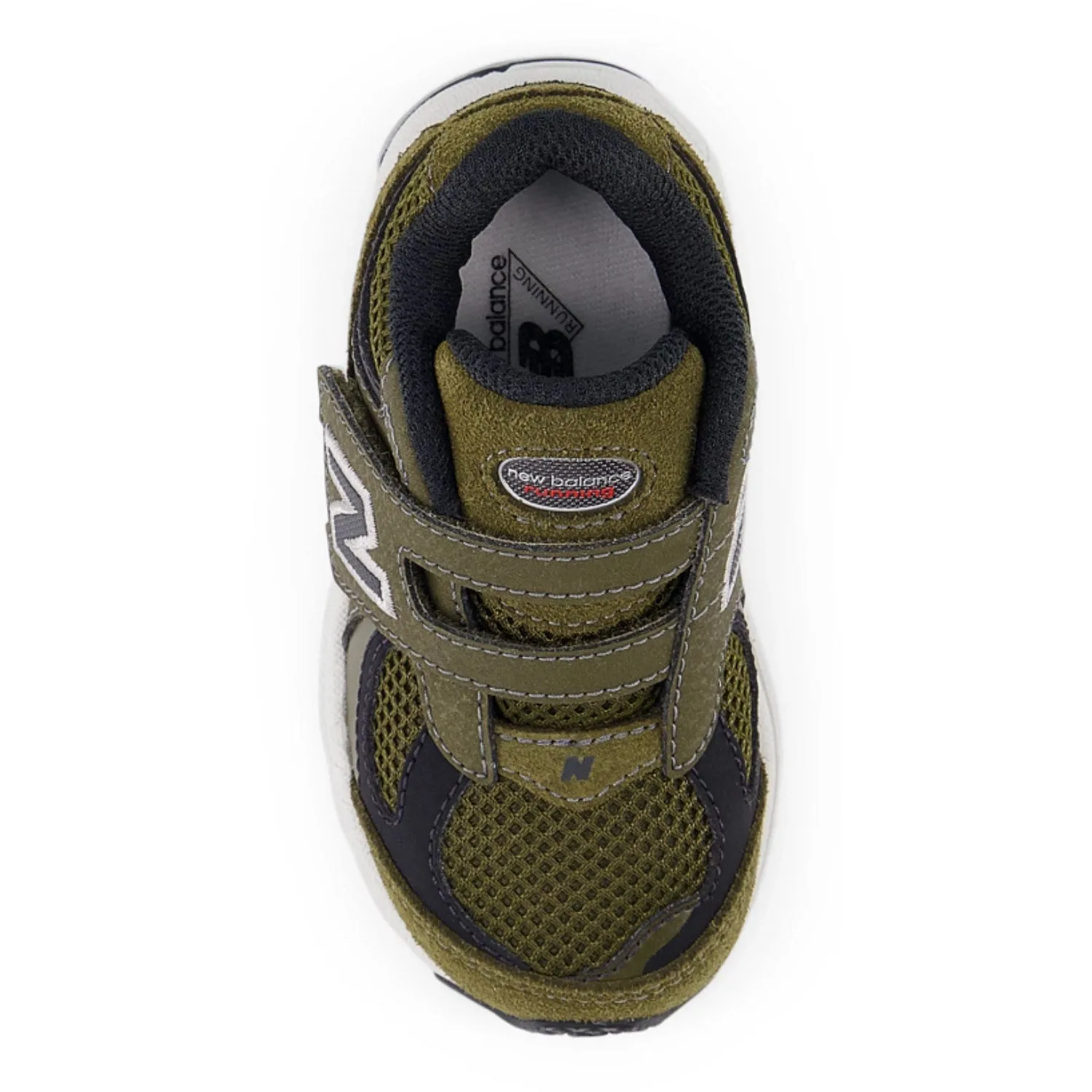New Balance Woodland 2002 Kids Hook & Loop Sneakers Velcro Strap Ventilation Channel System