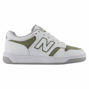 New Balance 480 Children Heel counter minimizes wobble during lift-offs