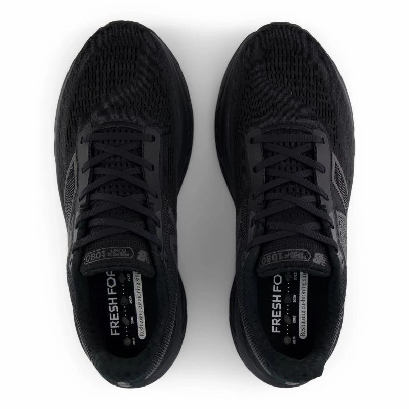 New Balance Fresh Foam X 1080v14 D Mens Running Shoes Vocal Notch Design running on a track oval