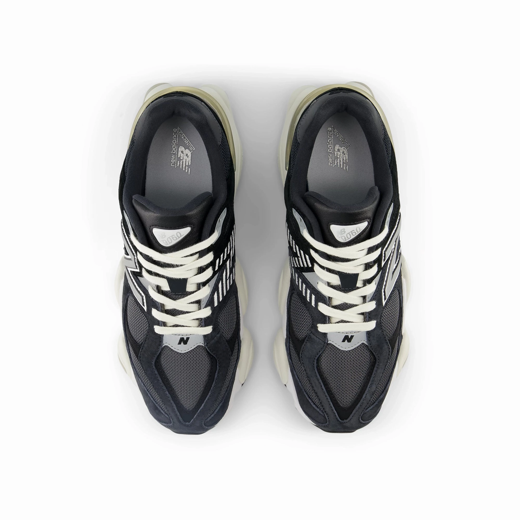 New Balance Mens 9060 Shoes Friction Reducite Insole Heel Counter Stabilizer