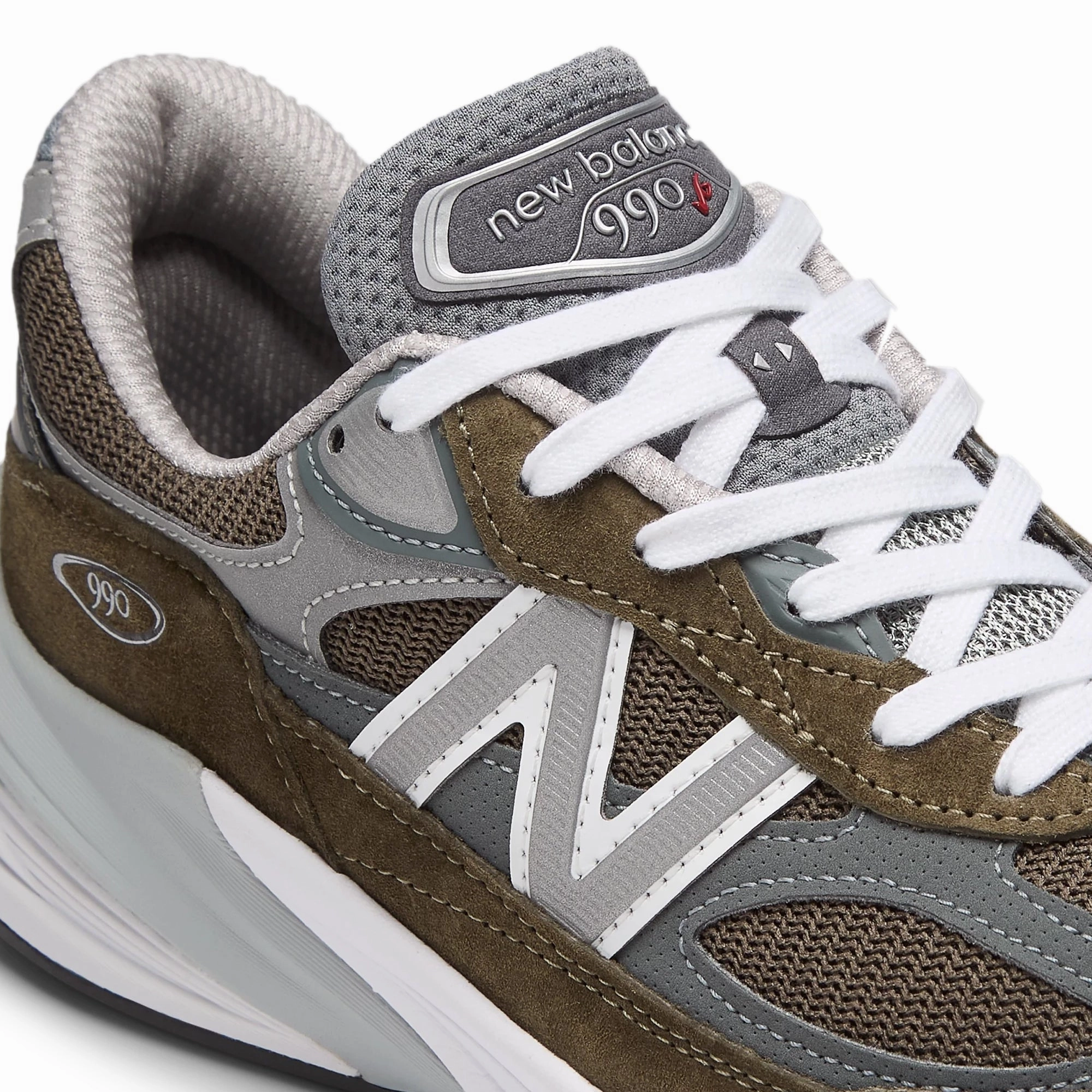 New Balance Mens Made in USA 990v6 Shoes Wide - toe box Toe box padding