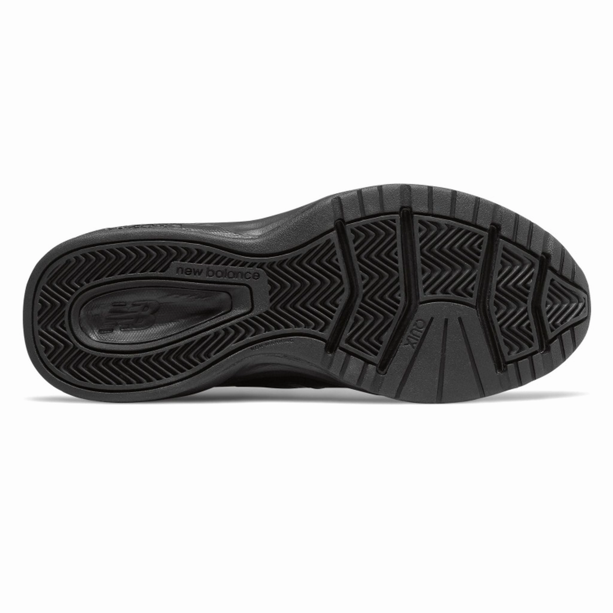 Outsole design minimizes slip risk on smooth floors Mobility Boost New Balance WX624v5 AB D WIDE Womens Cross Training Shoes