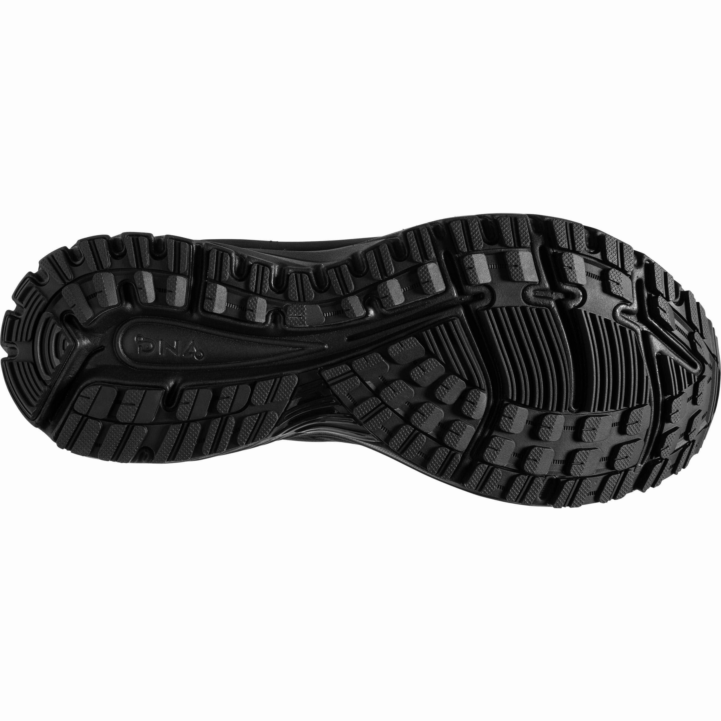 hypoallergenic material Regular Fit Brooks Zeal Walker Mens Walking Shoes - Black