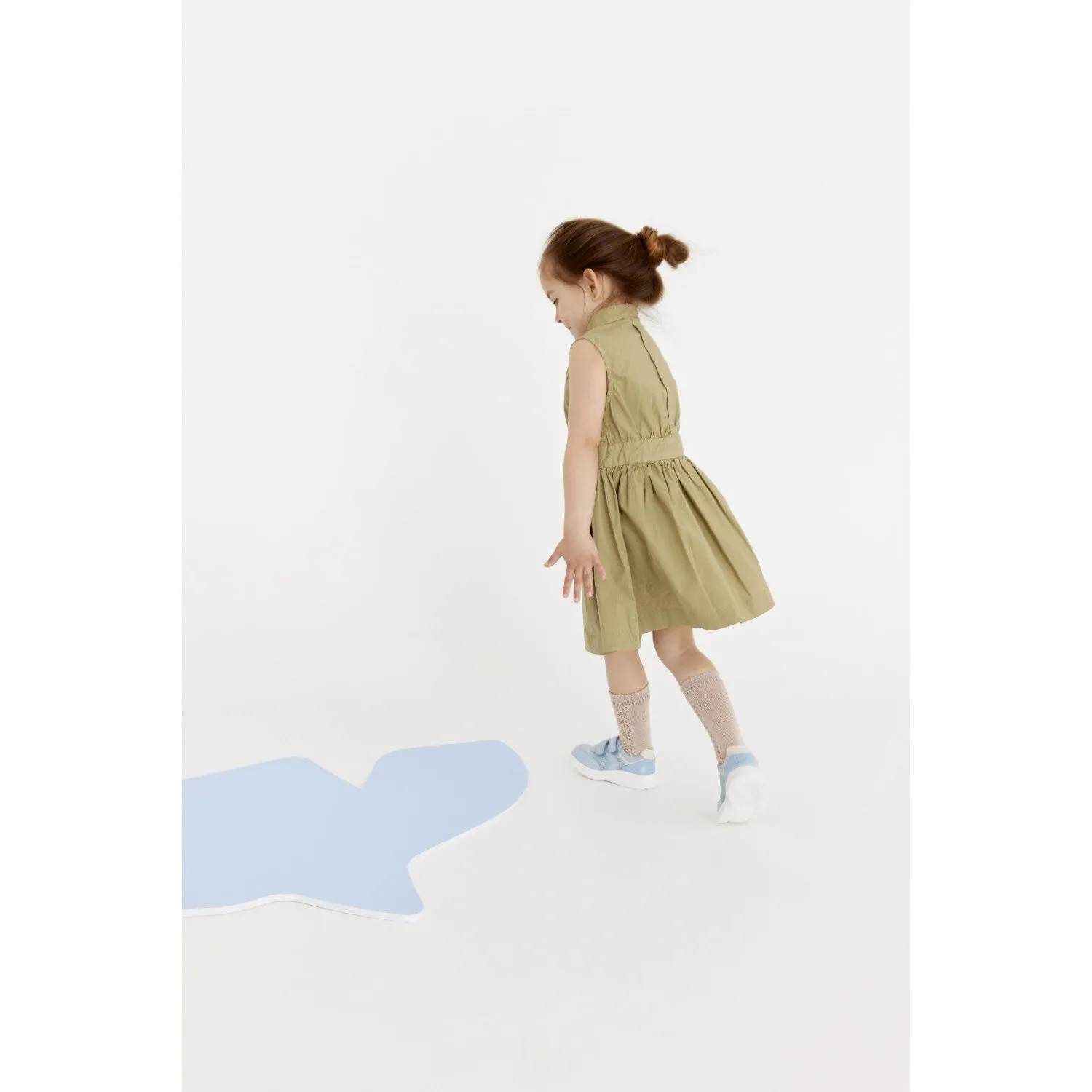 Long Walk Walk Ease Bisgaard Sky Glitter Yuki Glitter Velcro Shoe