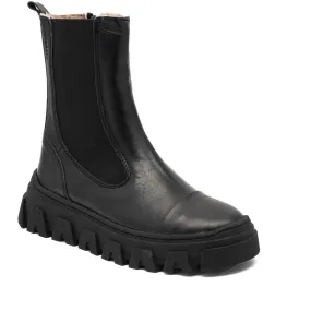 Bisgaard Black Nilla Lamb Boot Clean Cut