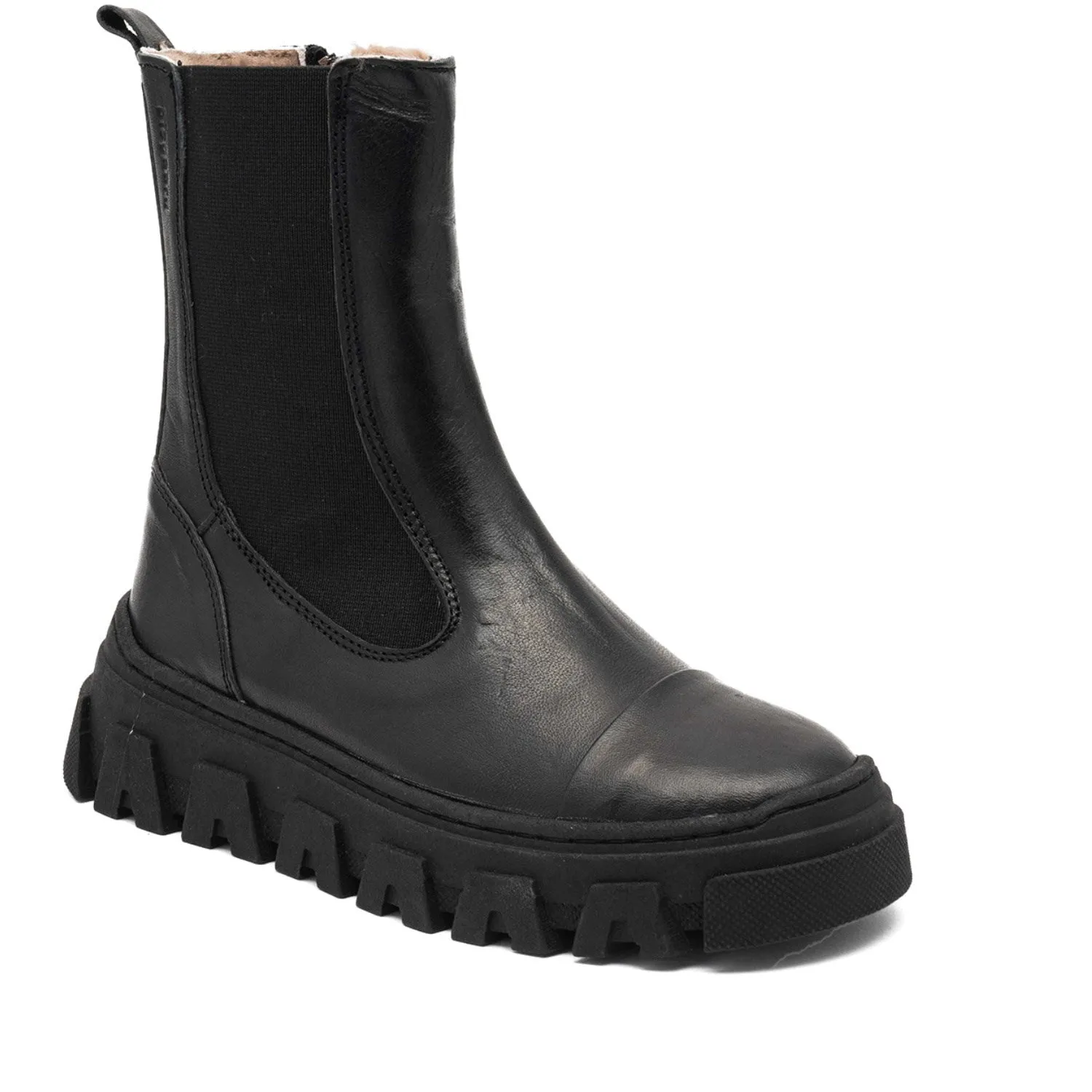 Bisgaard Black Nilla Lamb Boot Clean Cut