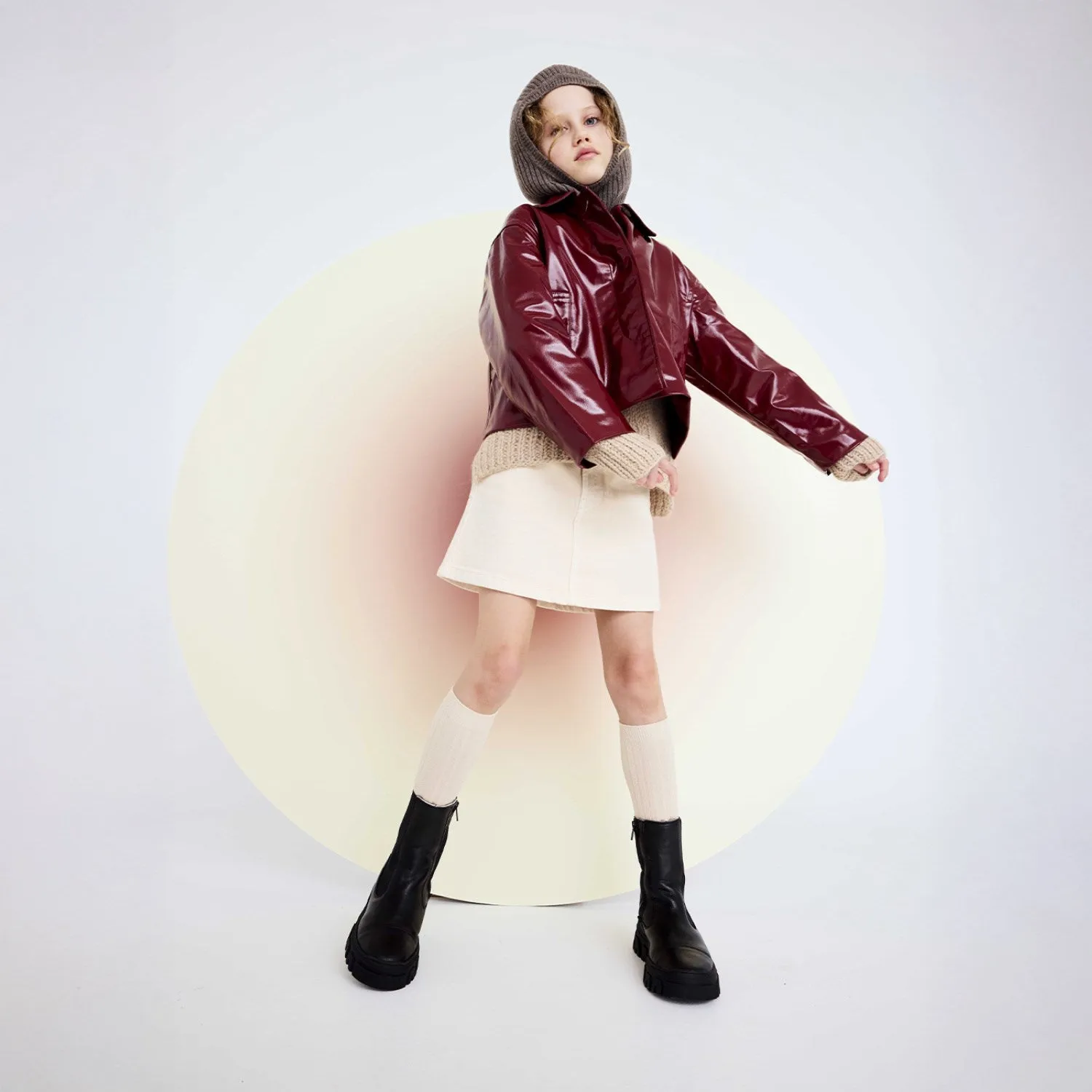 Bisgaard Black Nilla Lamb Boot Frost resistant Party time