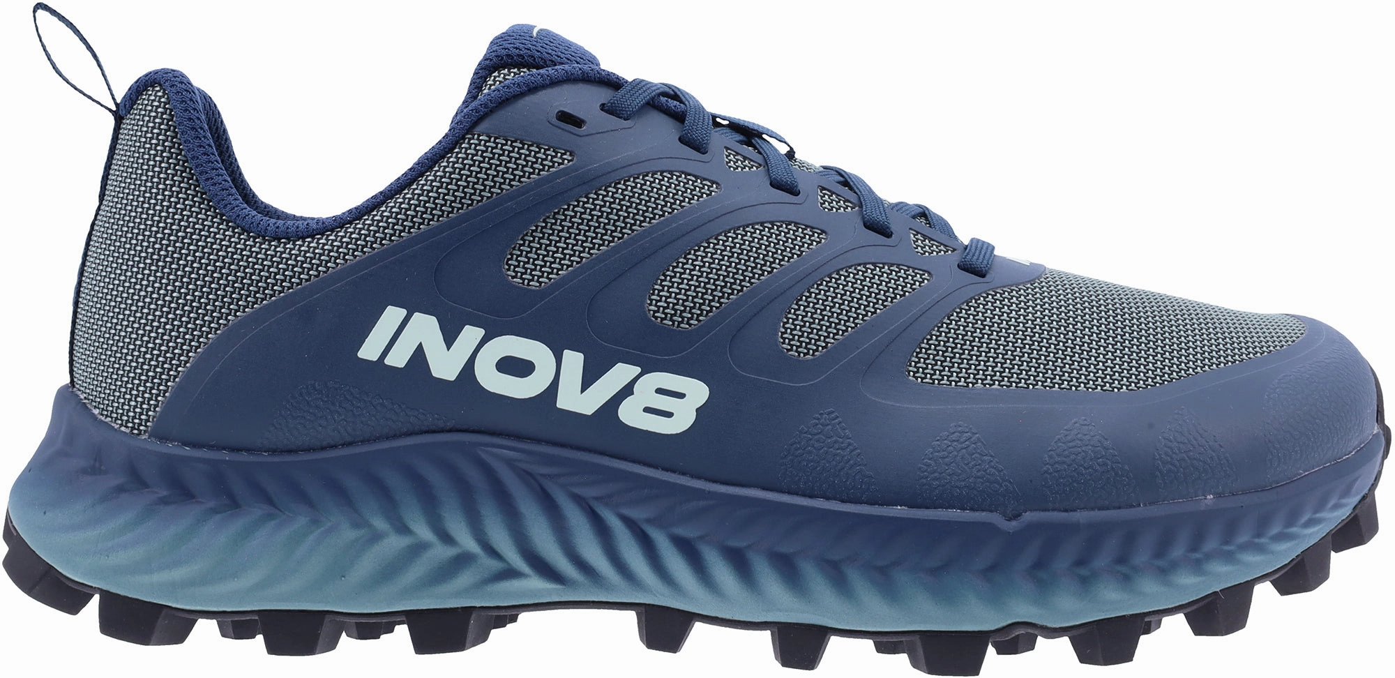 Inov8 Mudtalon WIDE FIT Womens Trail Running Shoes - Blue solo run
