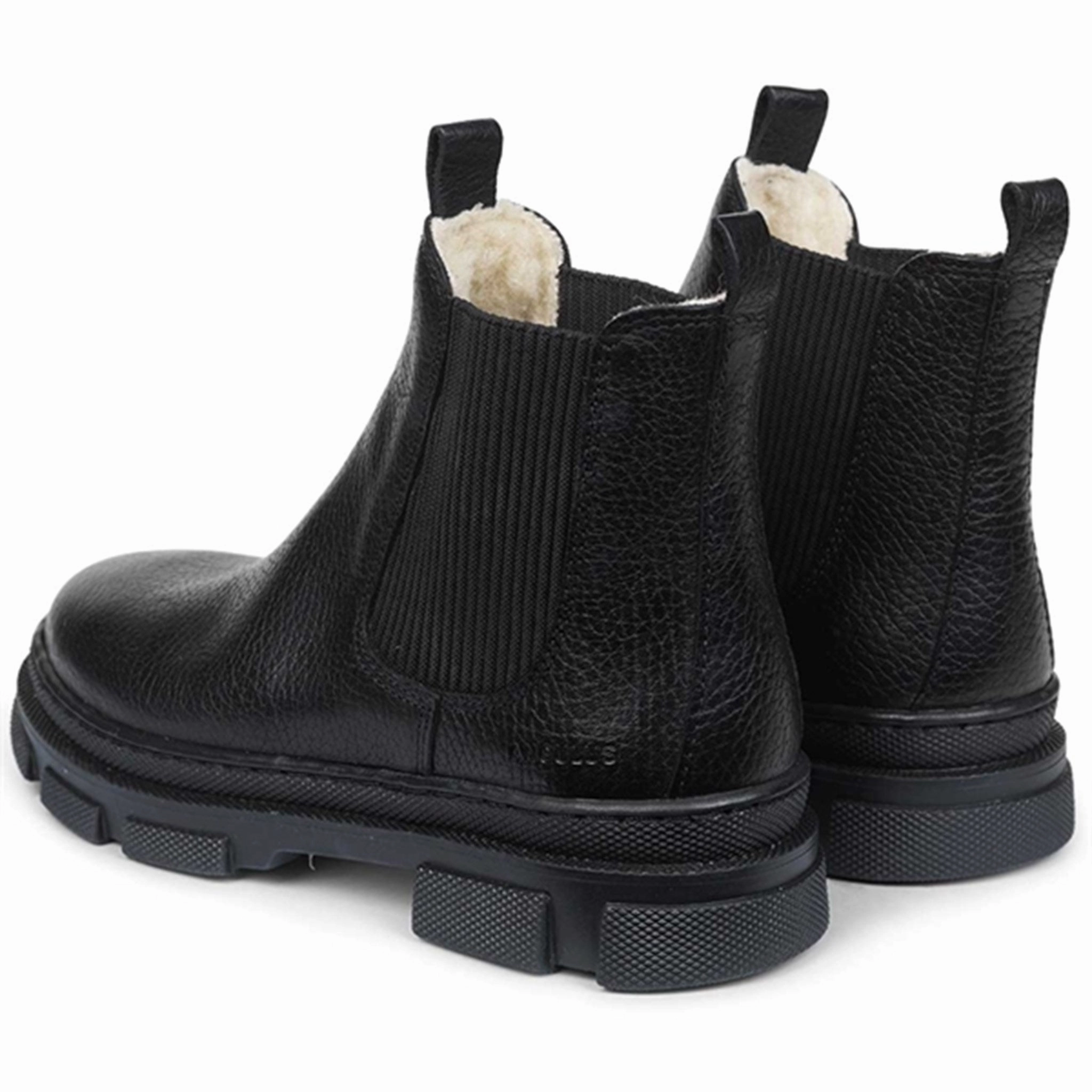 Comfortable backstay Slip   Resistant Angulus Boots w. Elastic And Wool Black 7202-401-0334-2504