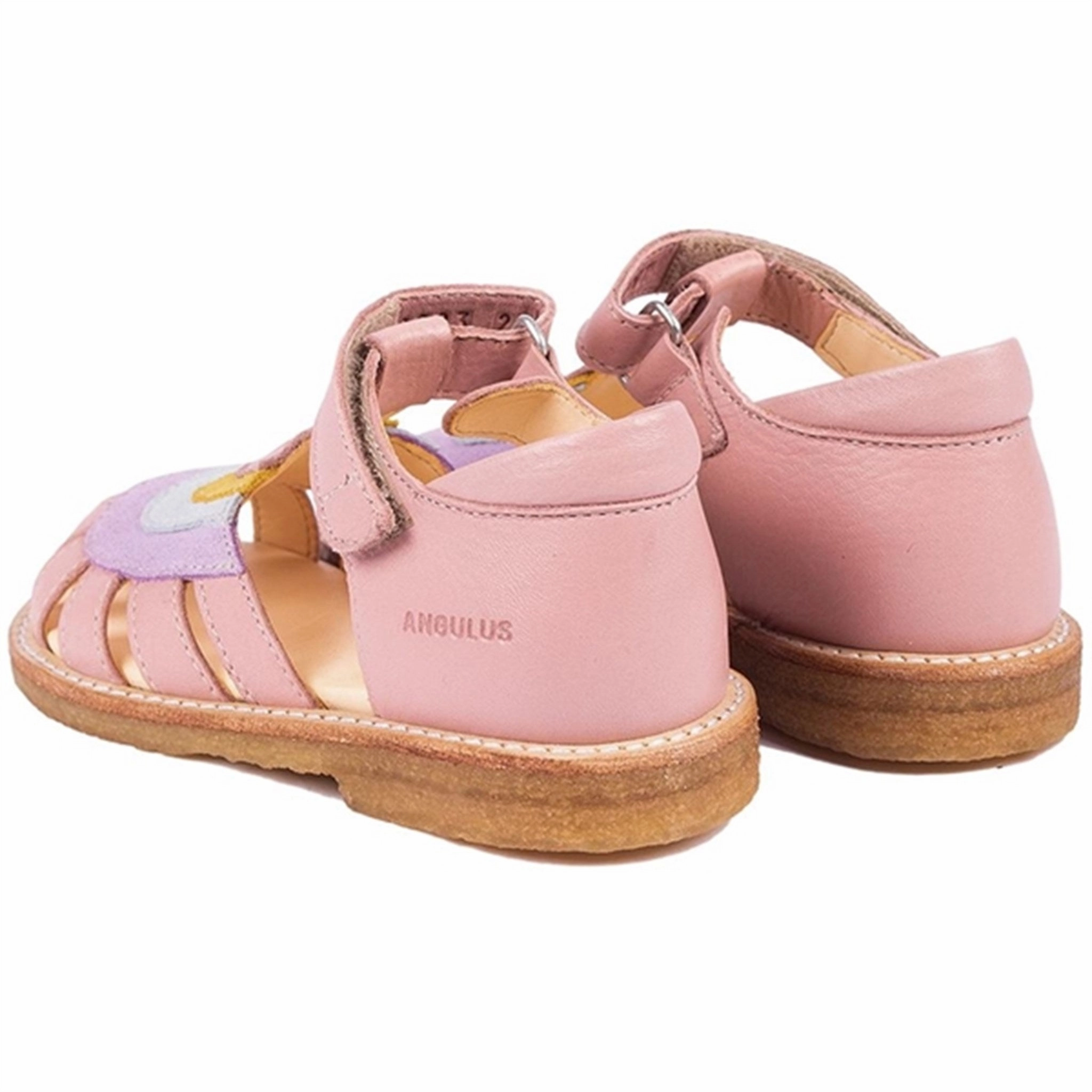 Angulus Sandals Rose/Lilac/Ice Blue/Pineapple Supportive Footbed
