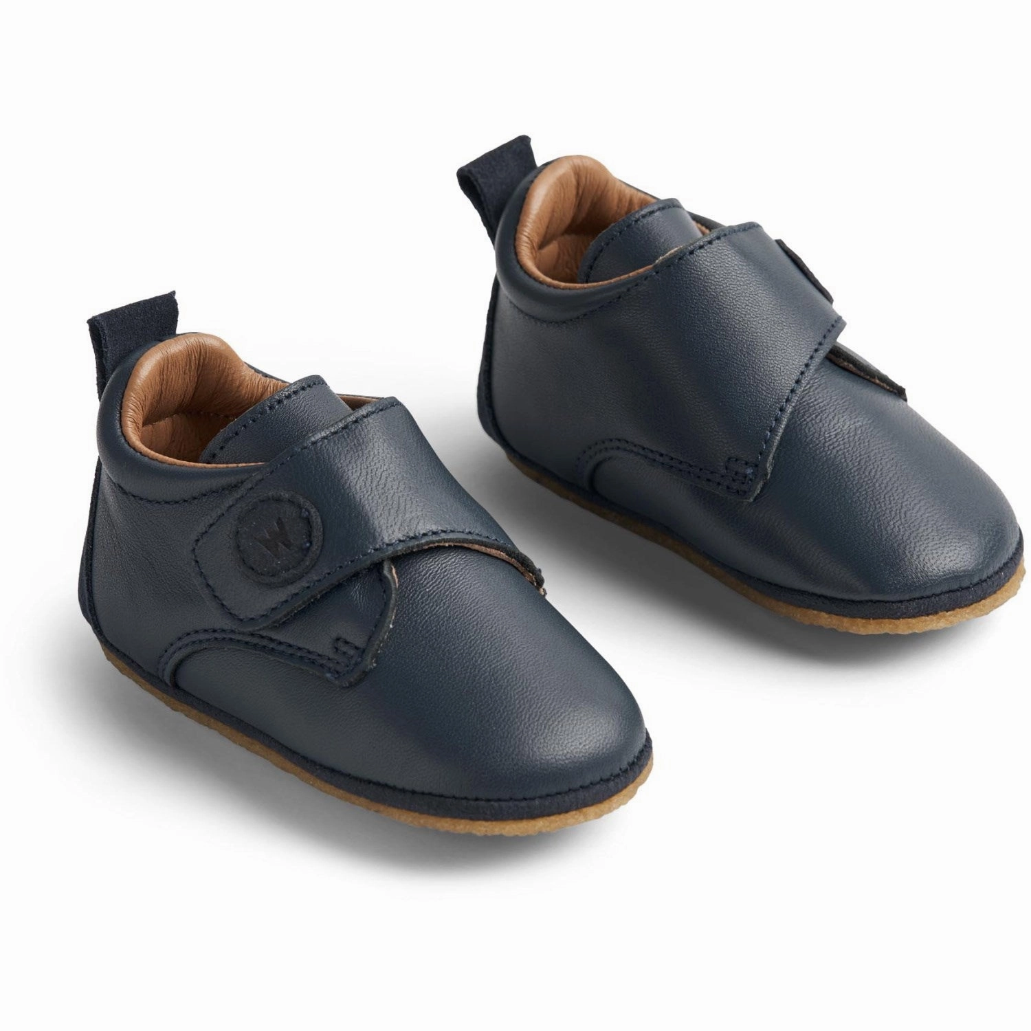 Cozy Fit Quick Slip On Wheat Navy Indoor Shoe Dakota