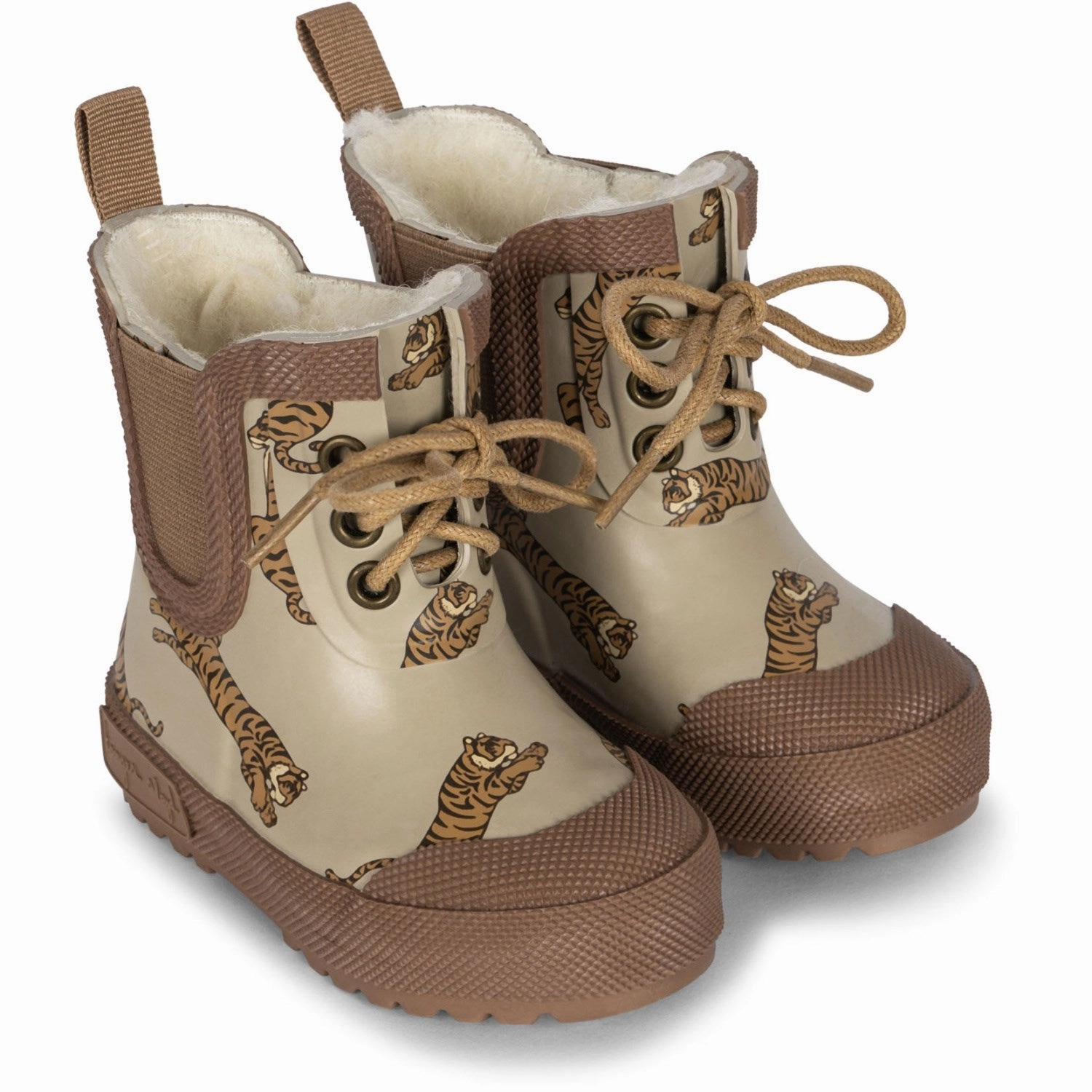 Konges Sl?jd Tiger Thermo Boots Print Dressy look Adjustable lacing