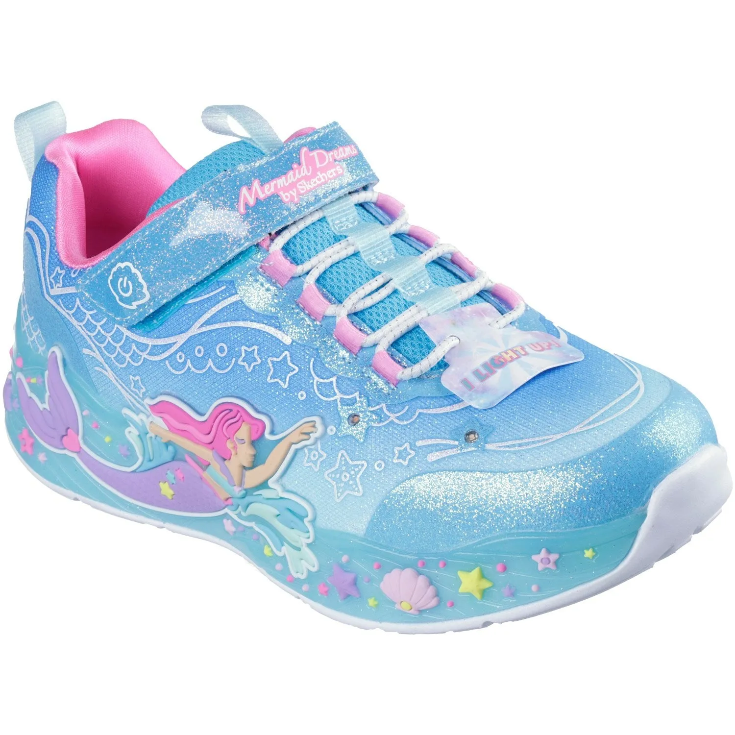 Skechers Mermaid Dreams Sneakers Low Touch Odor Resistant