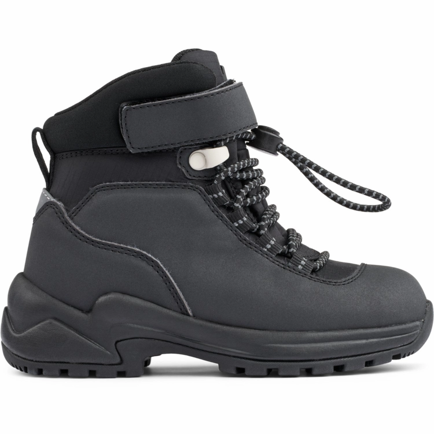 LieWood Black Ava Boot Slip Resistant Tread