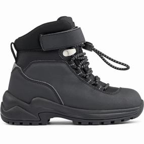 LieWood Black Ava Boot Slip Resistant Tread
