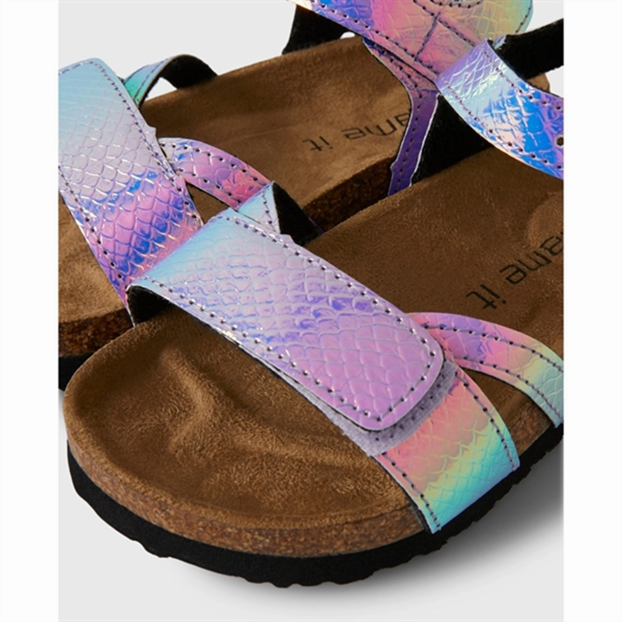 Name it Easter Egg Iridescent Fiona Sandal Walking Toe Cap