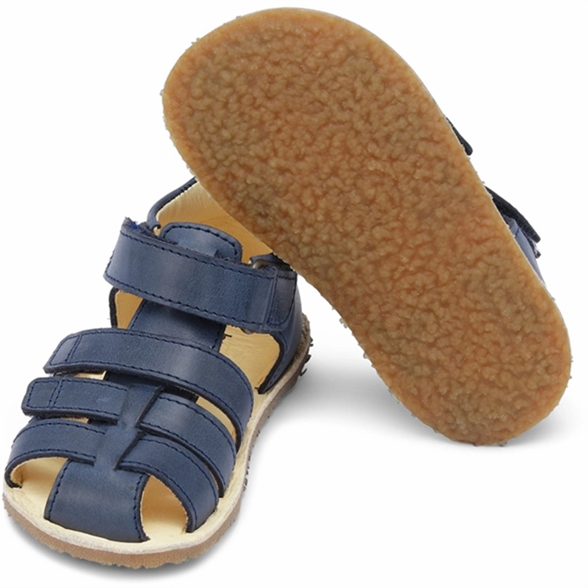 Textured Grip Surface Bundgaard Sebastian II Sandal Navy WS