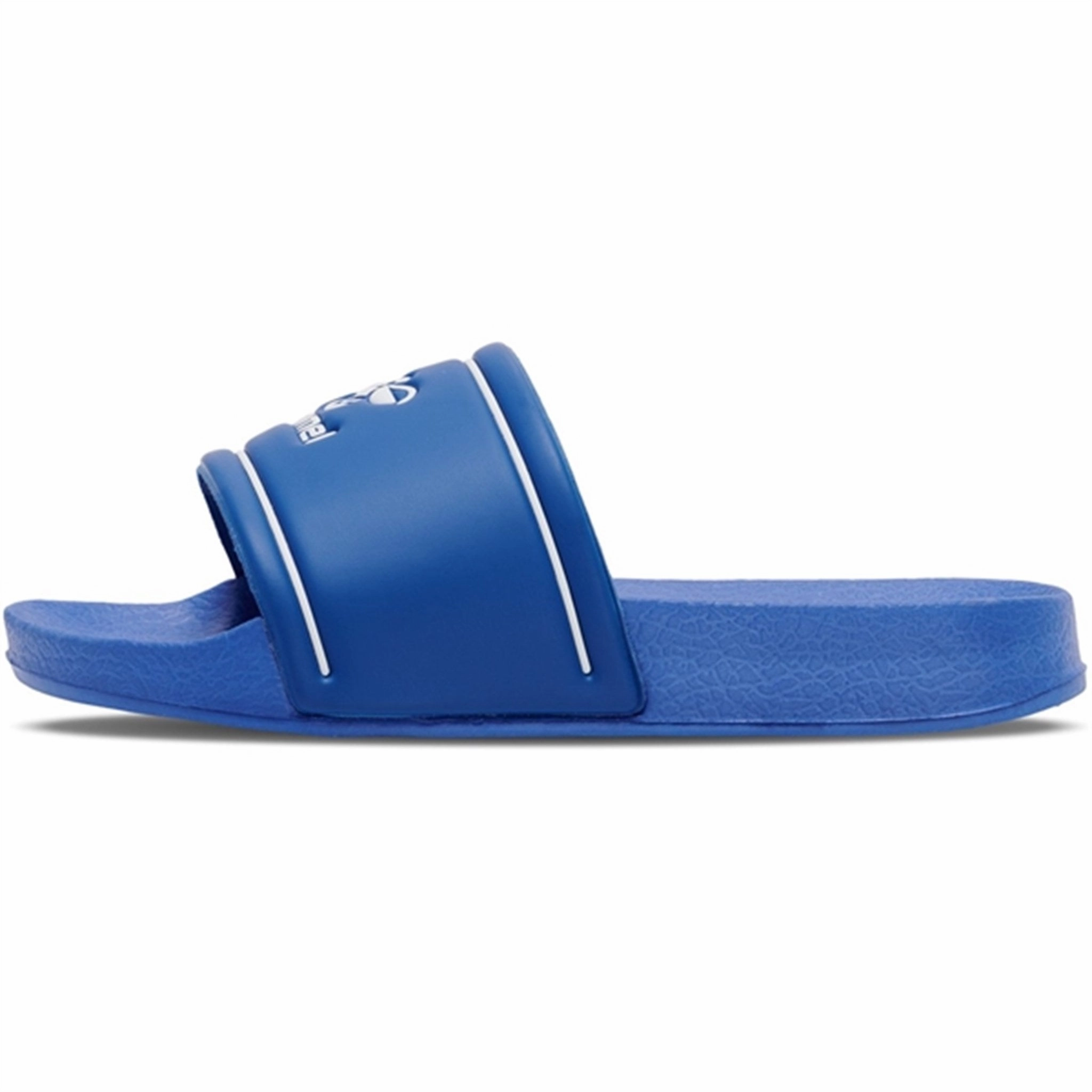 Flower Pop Hummel Pool Slide JR Sandal Dazzling Blue