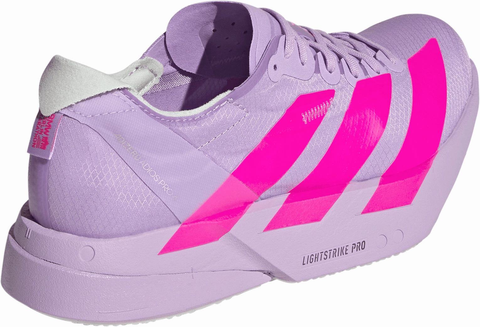 Firm midsole Gradient Density Layers adidas Adizero Adios Pro 4 Womens Running Shoes - Purple