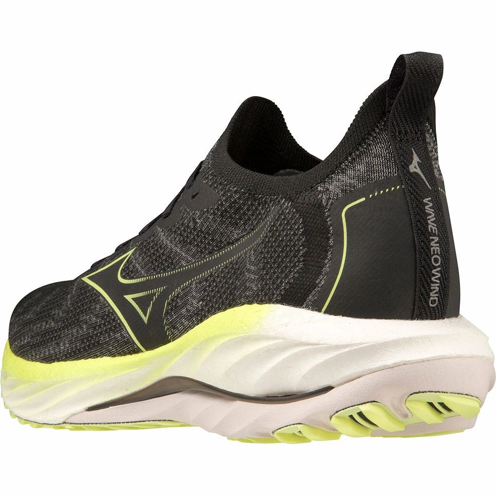 Mizuno Wave Neo Wind Mens Running Shoes - Black snow running option