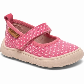 Cushioned Footbed Bisgaard Rose Dots Barefoot Ballet Home Shoe