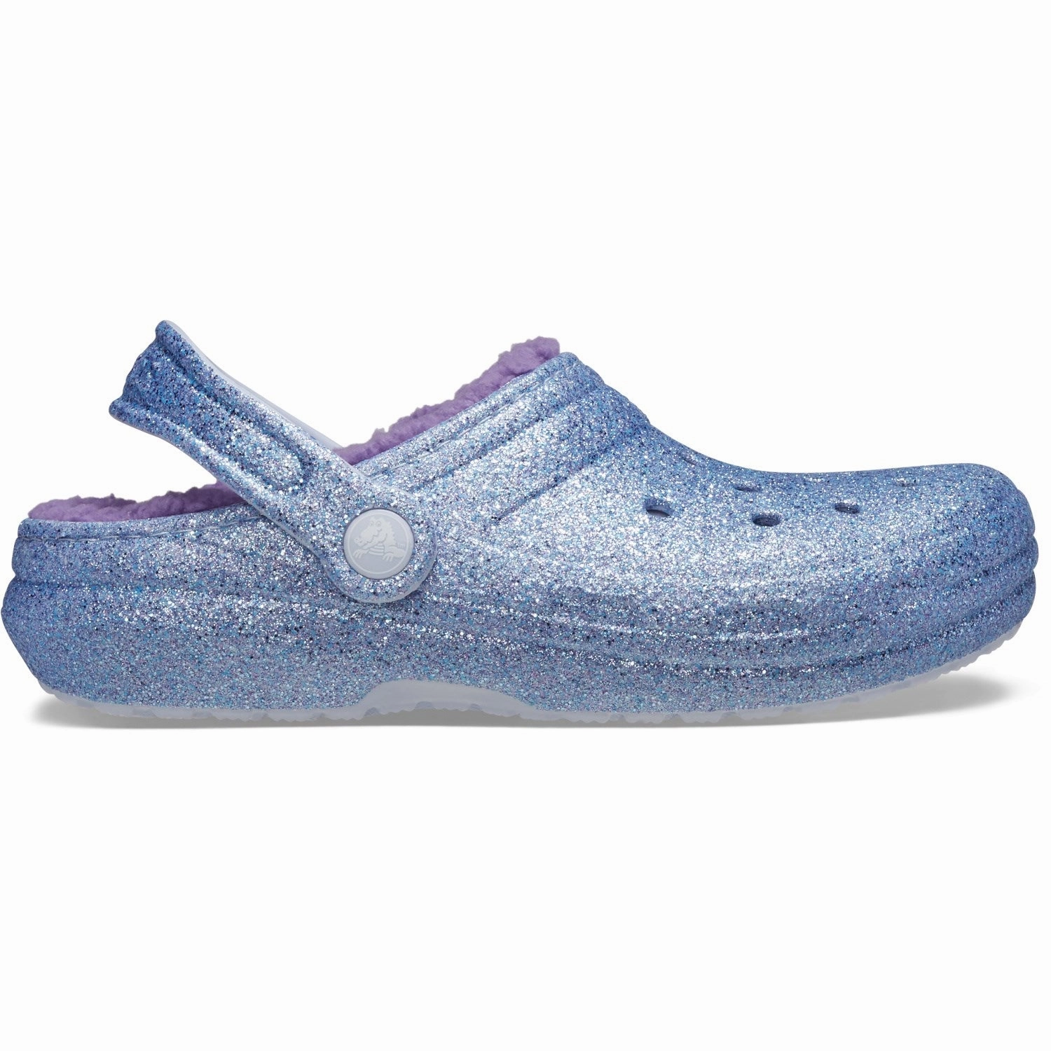 Casual Footwear for Vacation Crocs Frosted Glitter Classic Lined Glitter Clog
