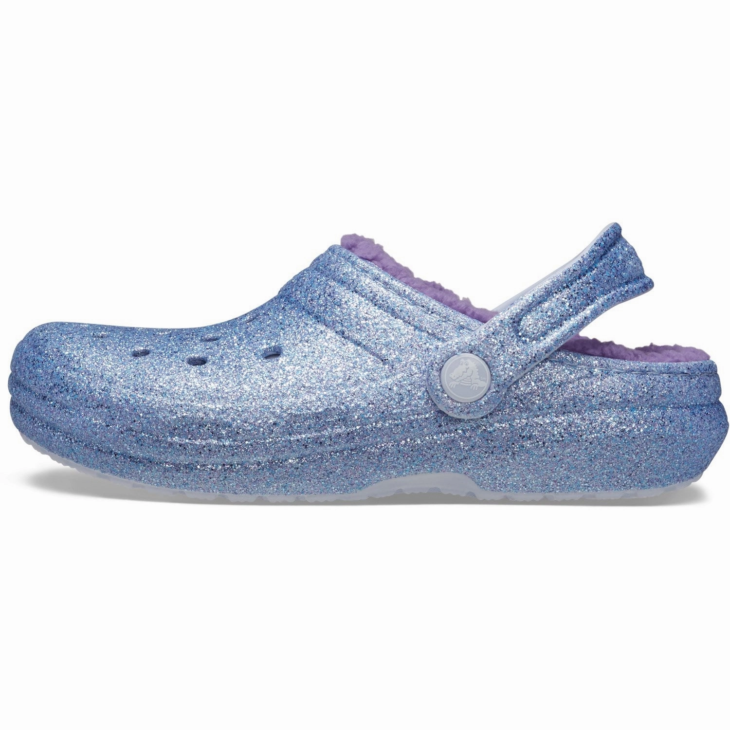 Mesh Trail Friendly Crocs Frosted Glitter Classic Lined Glitter Clog
