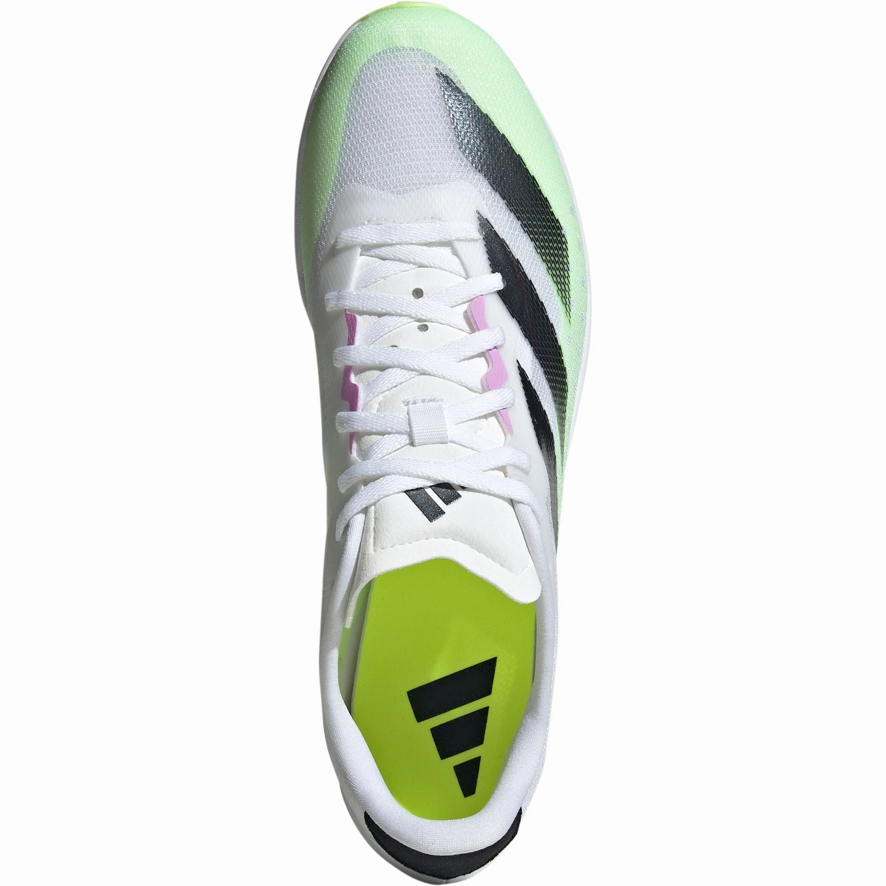 adidas Distancestar Running Spikes - White Training Day Walk Transition