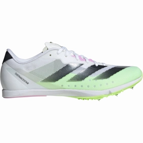 adidas Distancestar Running Spikes - White Speed Burst Stable Walk
