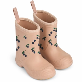 Leather Material LIEWOOD Berry / Pale Tuscany Aston Rainboot