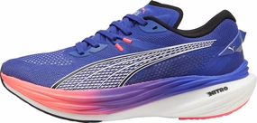 marathon - ready Puma Deviate Nitro 3 Mens Running Shoes - Blue