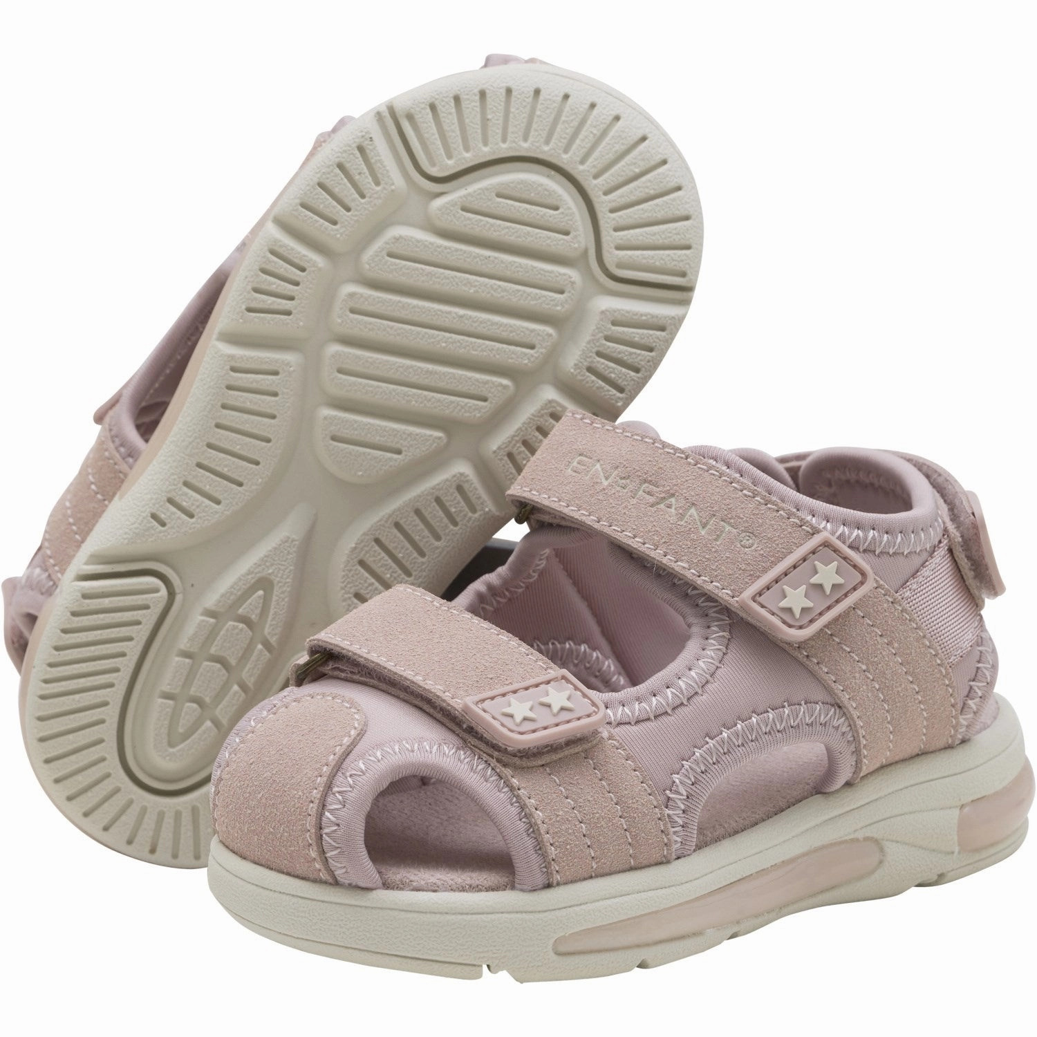 Tailored Fit Minimal Cool En Fant Sepia Rose Sandals Velcro
