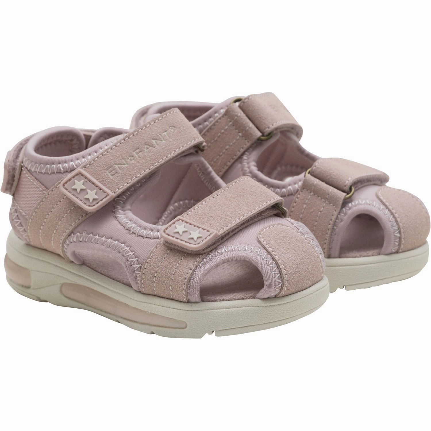 Torsion Stability System Retro Vibe En Fant Sepia Rose Sandals Velcro