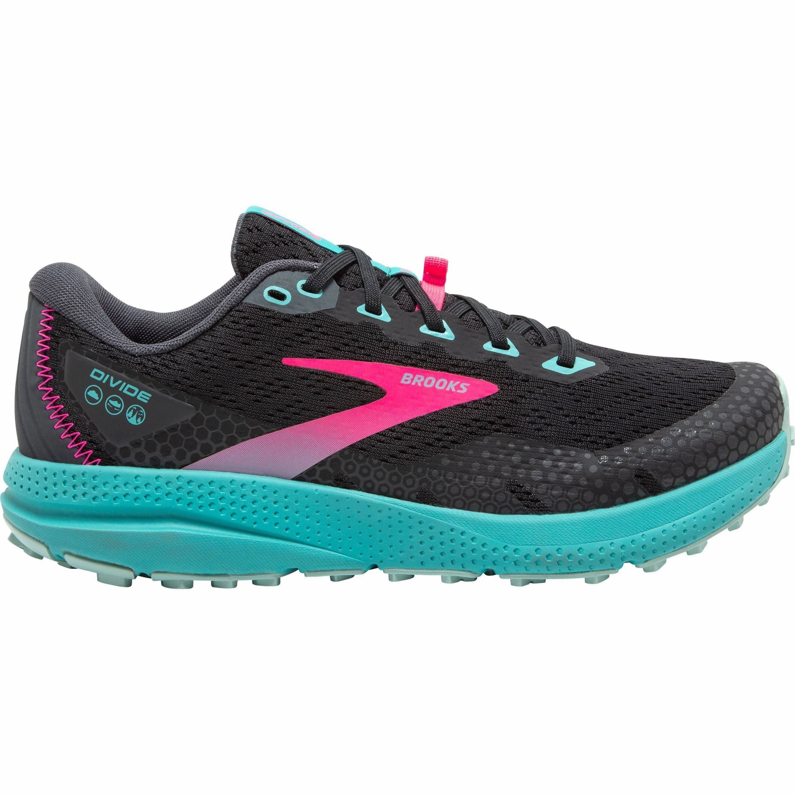 Brooks Divide 3 Womens Trail Running Shoes - Black running for self - discovery