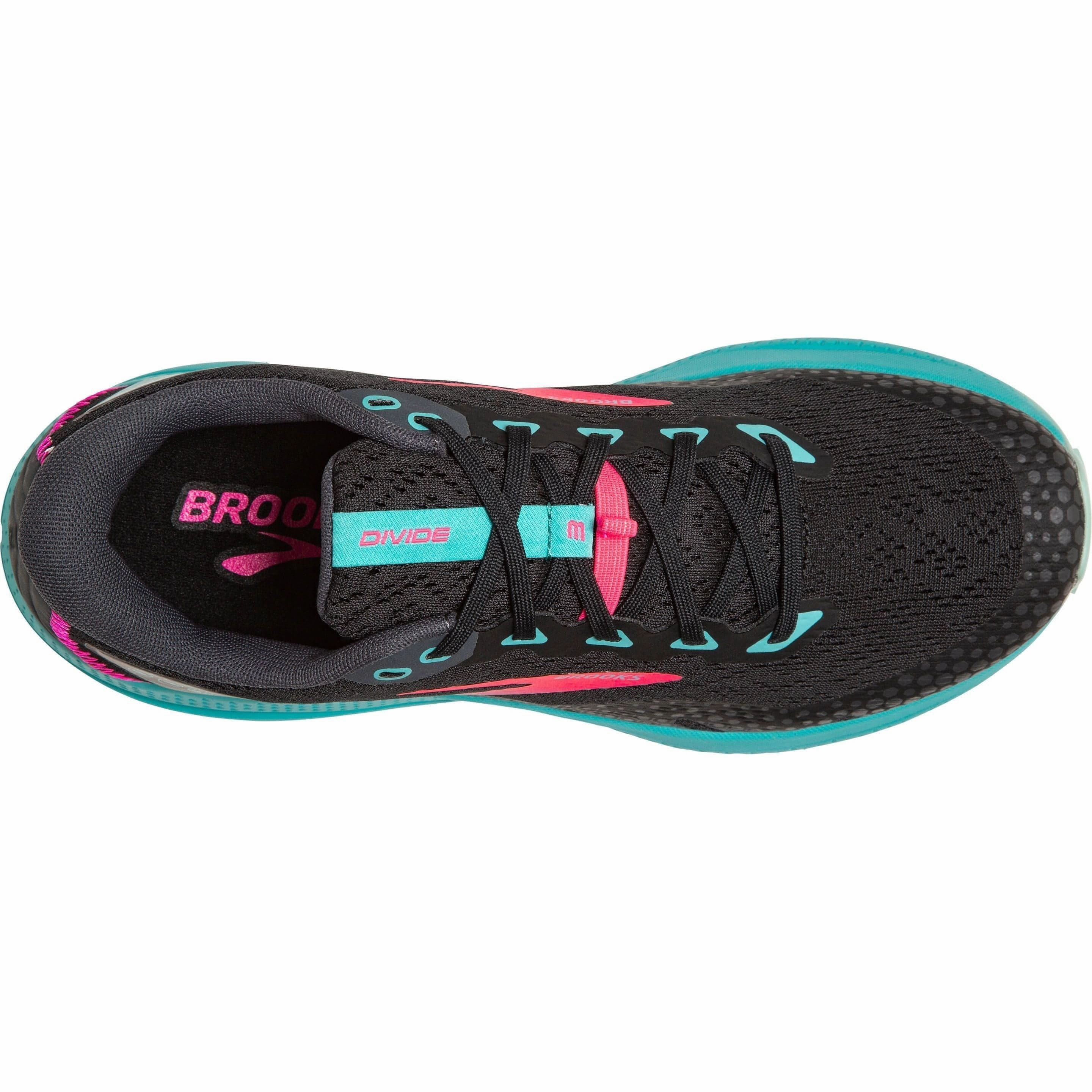 track - running sports lovers Brooks Divide 3 Womens Trail Running Shoes - Black