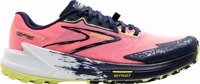 Brooks Catamount 3 Womens Trail Running Shoes - Pink fabric - finish - design shoes rehabilitation patient