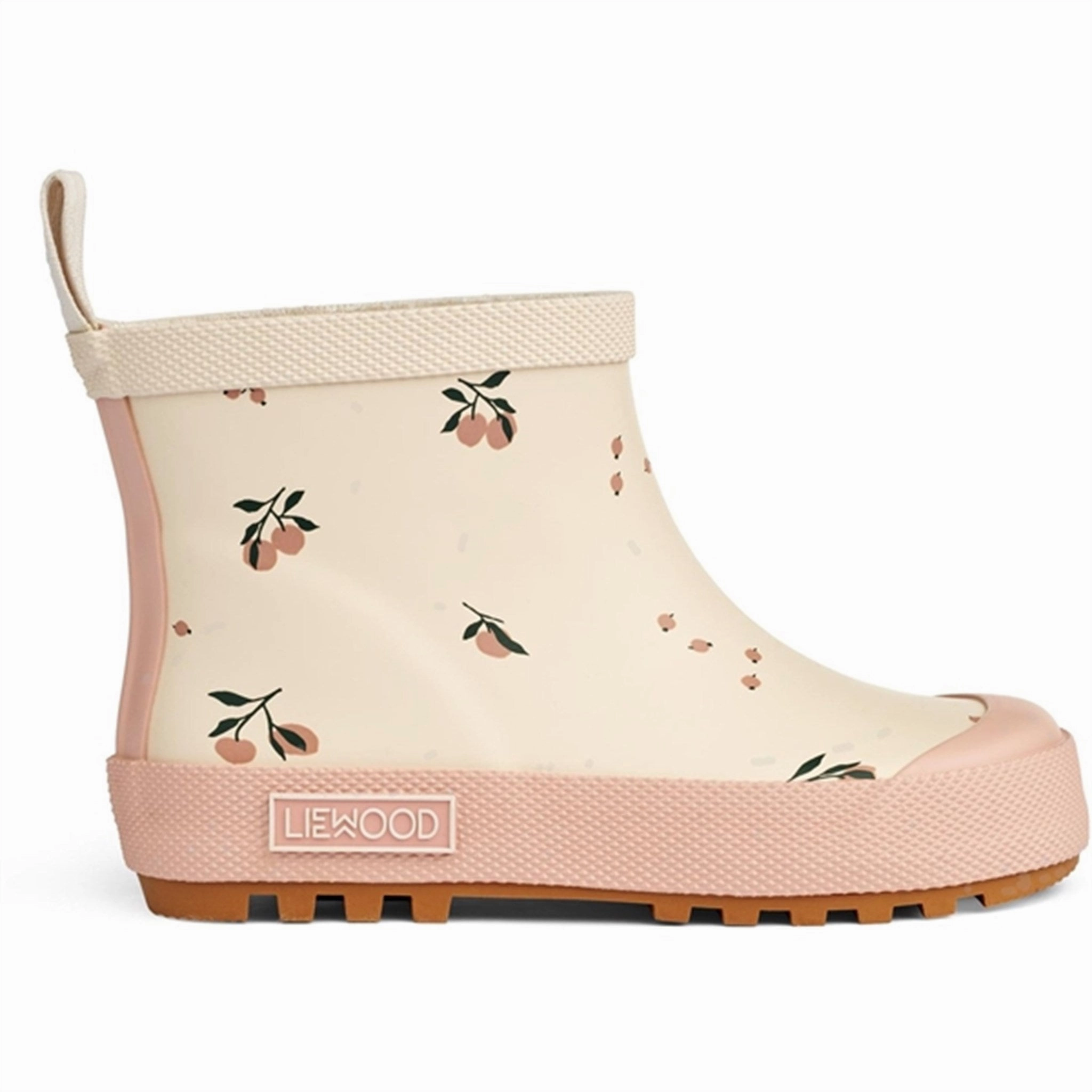 Liewood Tekla Printed Rainboot Peach Sea Shell Flexible TPU Shank