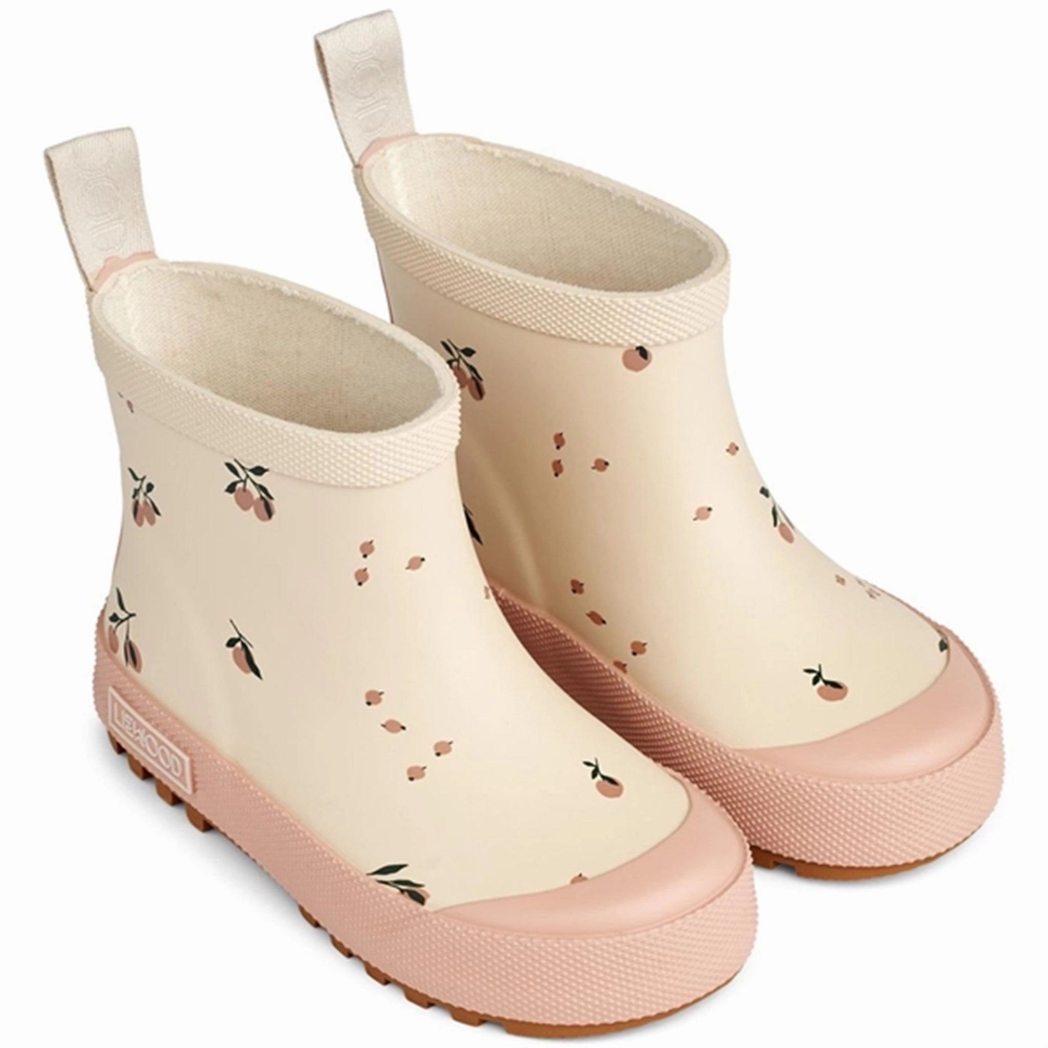 Padded Interior Windy Weather Quick Drying Cold Weather Commuter Liewood Tekla Printed Rainboot Peach Sea Shell
