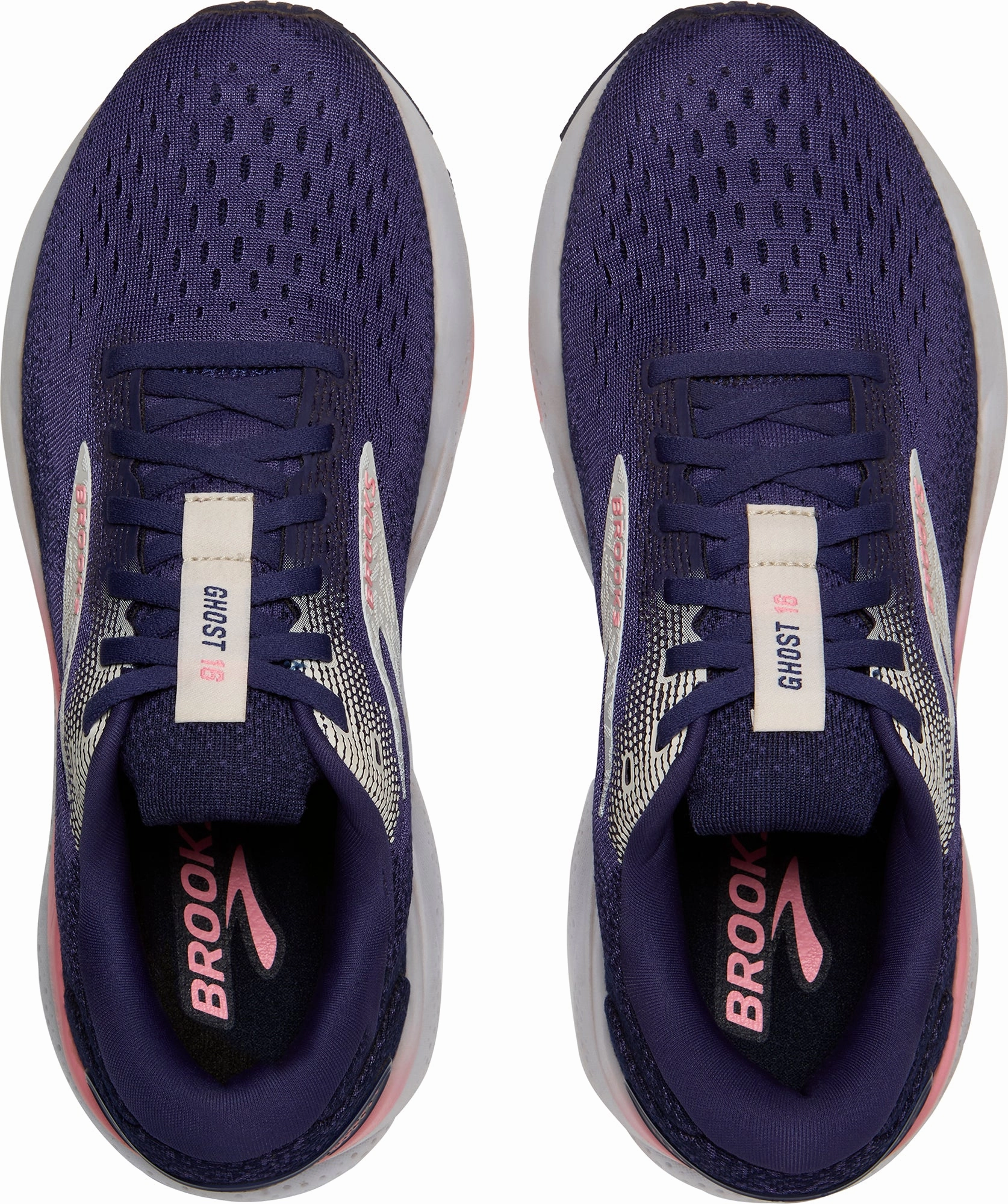 Brooks Ghost 16 Womens Running Shoes - Blue Easy To Clean