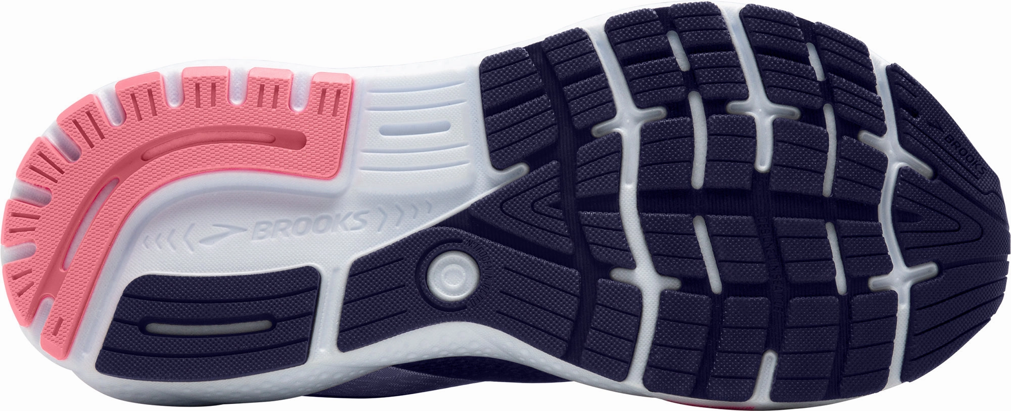 hook - and - loop running option casual wear shoes Brooks Ghost 16 Womens Running Shoes - Blue