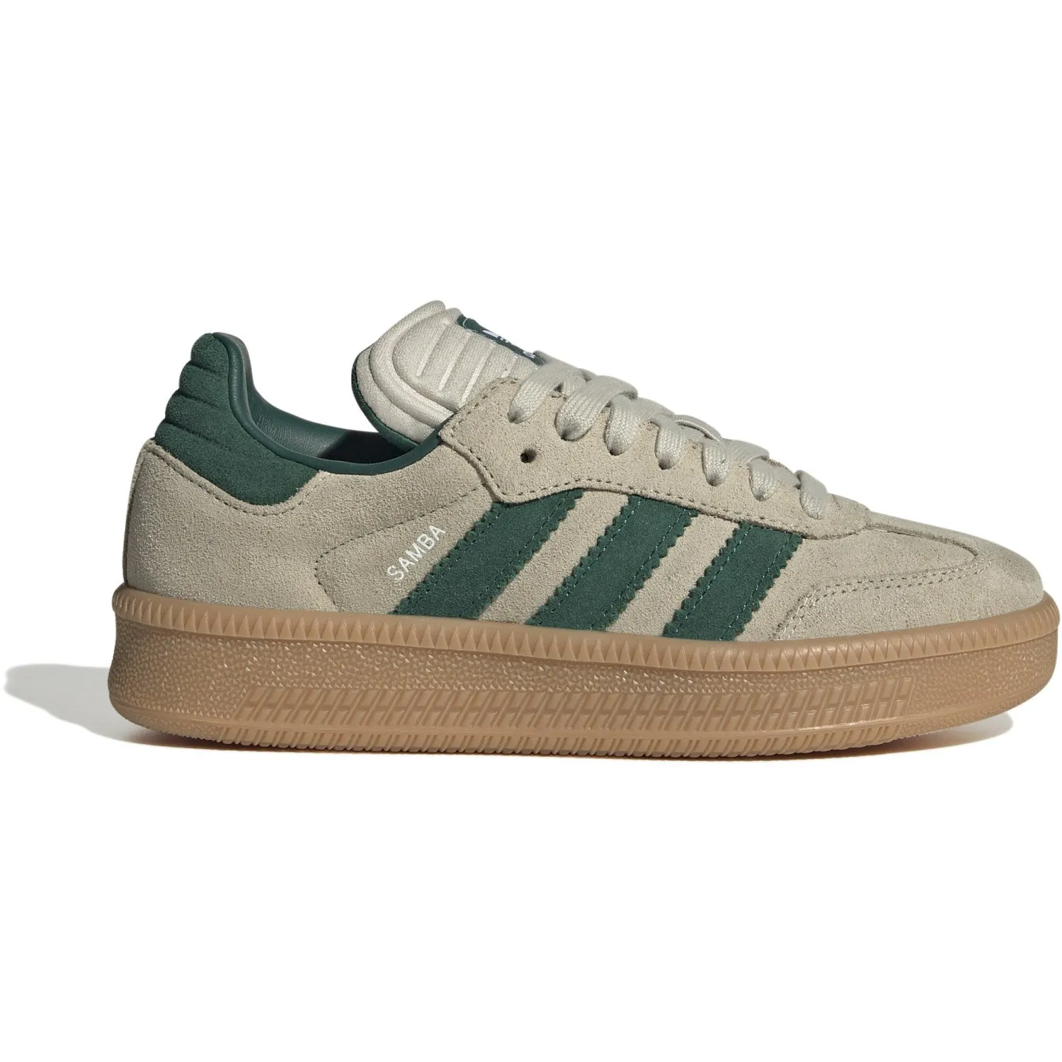 adidas Originals Putty Grey/Collegiate Green/Gum 3 Samba Xlg J Sneakers Strong Stride