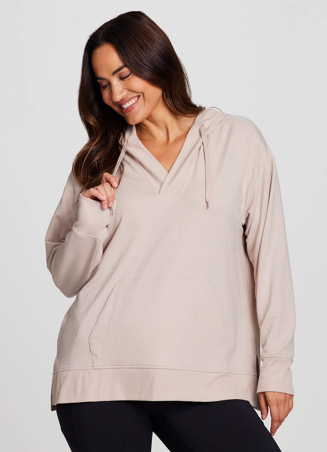 Plus Long Weekend Hoodie Tunic Flat