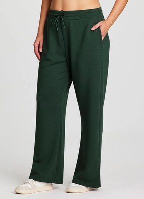 Plus LuxeSoft Wide Leg Pant Comfy Texture TearResistantMaterial