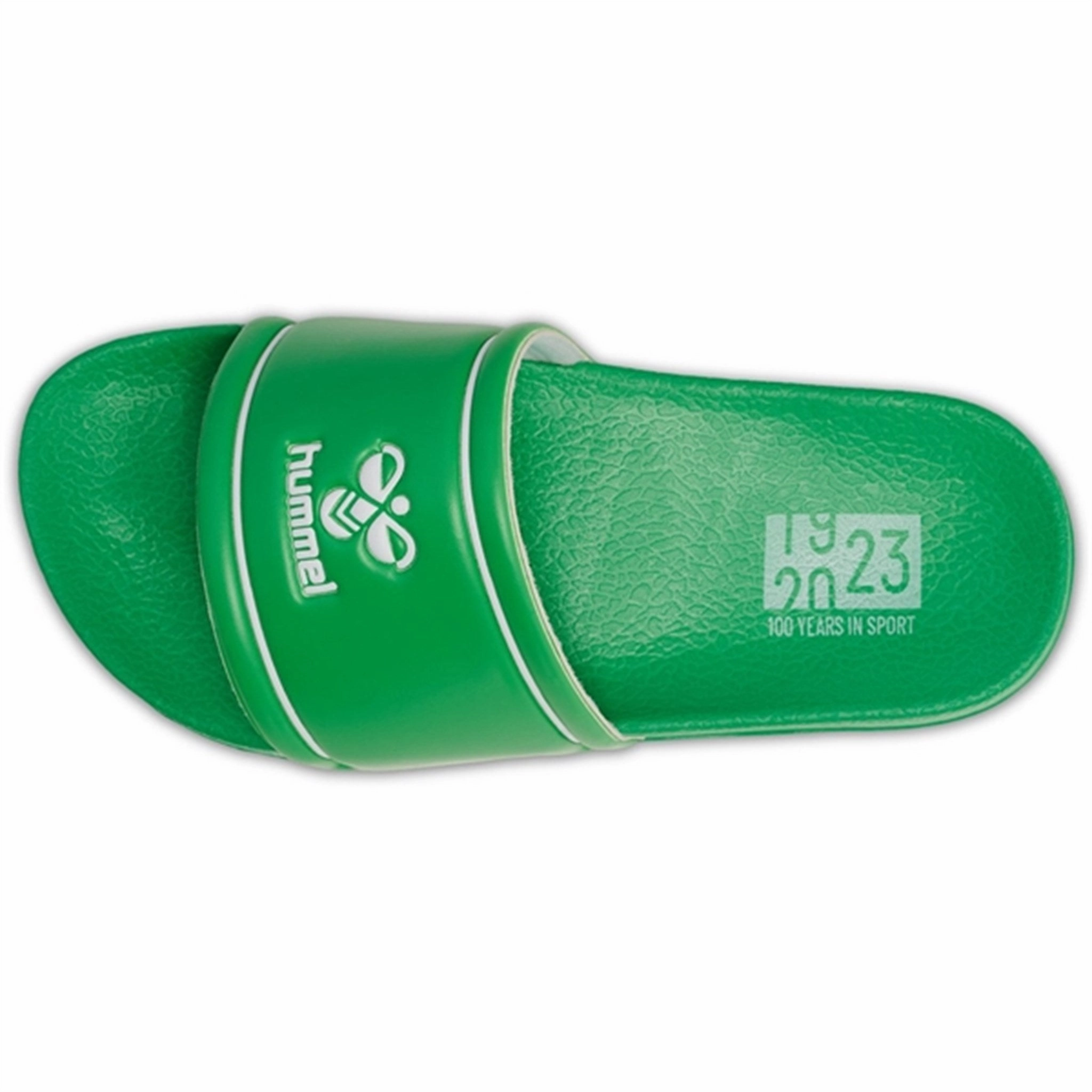 Hummel Pool Slide JR Sandal Absinthe Green Net Air