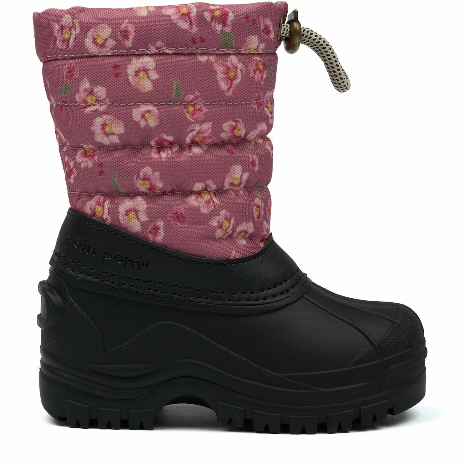 Deep Tread Long Walk Pom Pom Autumn Anemone AOP PmWill Winter Boot